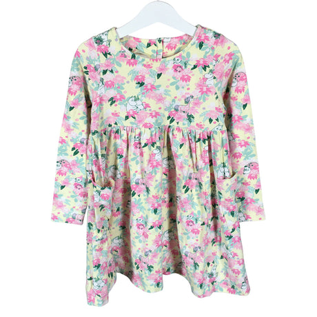 Unisex Moomin by Martinex - Tricot dress, size 104 - 110 - Yellow ()