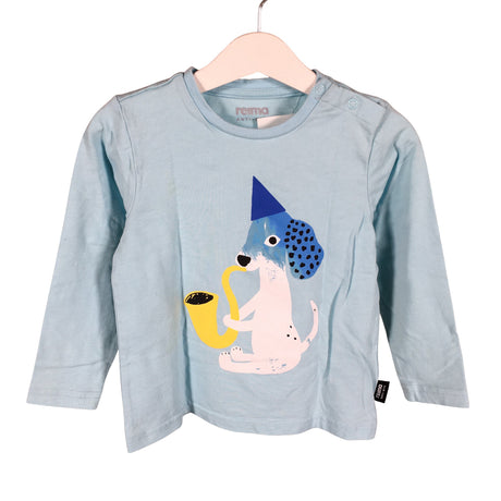 Unisex Reima - Tricot shirt, size 92 - 98 - Light blue ()