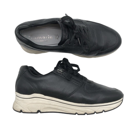 Unisex Tamaris - Casual sneakers, size 38 - Black ()
