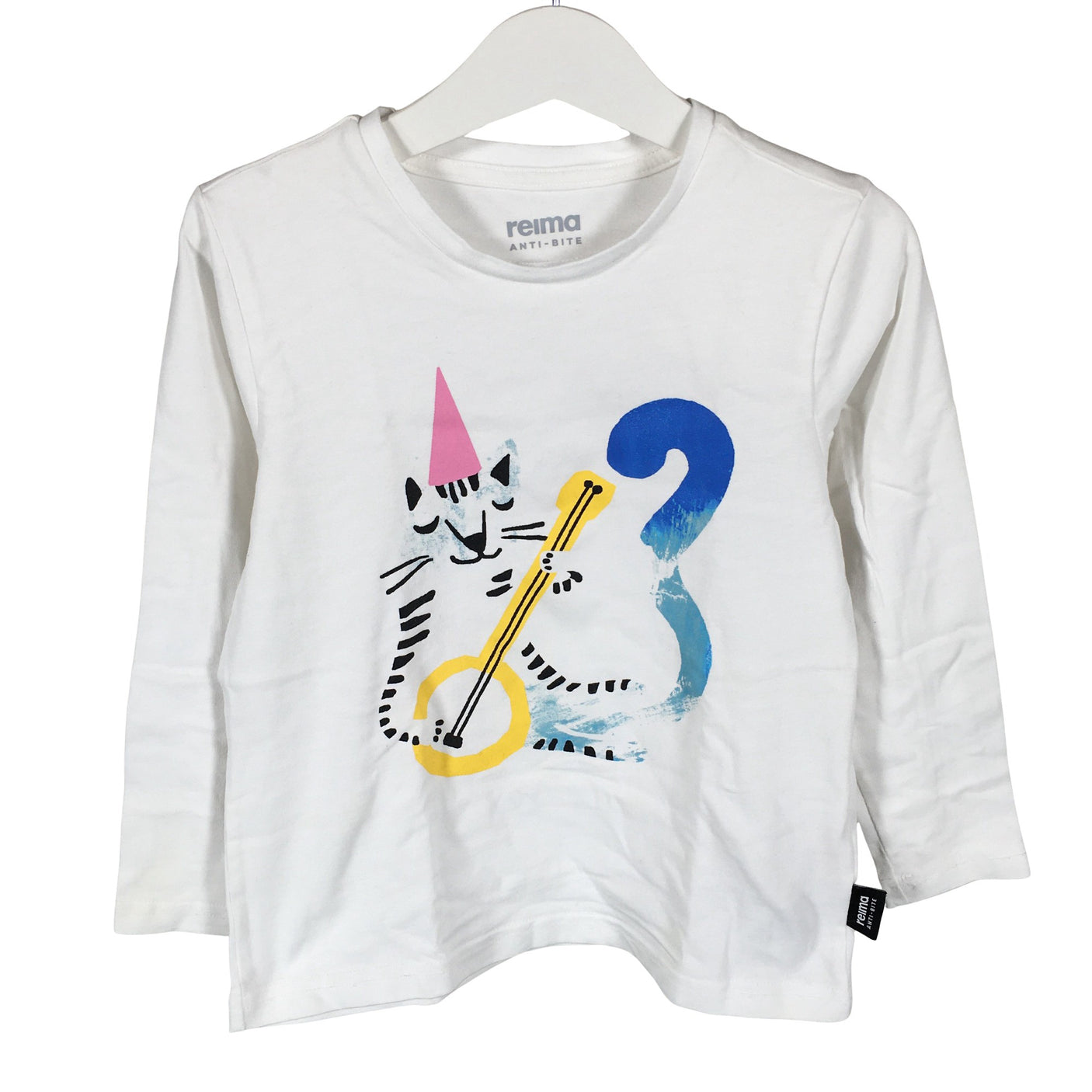 Unisex Reima - Tricot shirt, size 104 - 110 - White (1)