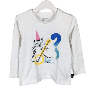 Unisex Reima - Tricot shirt, size 104 - 110 - White (1)