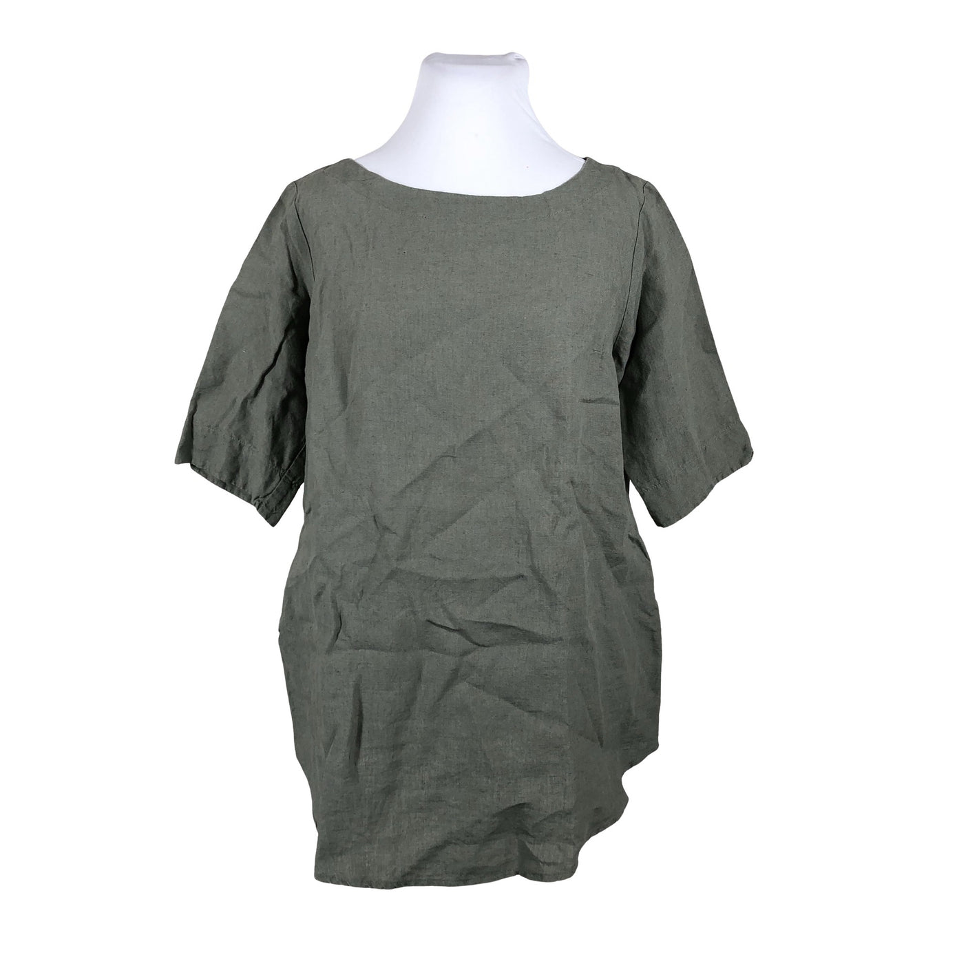 Unisex Sinnuu - Short-sleeved blouse, size 44 - Green (1)