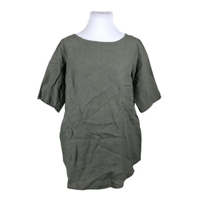 Unisex Sinnuu - Short-sleeved blouse, size 44 - Green (1)
