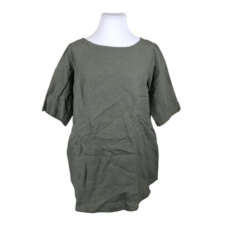 Unisex Sinnuu - Short-sleeved blouse, size 44 - Green ()