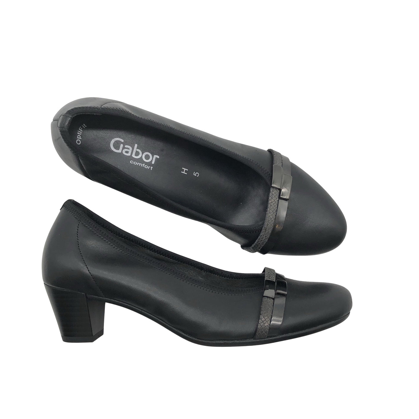 Unisex Gabor - High heels, size 38 - Black (1)