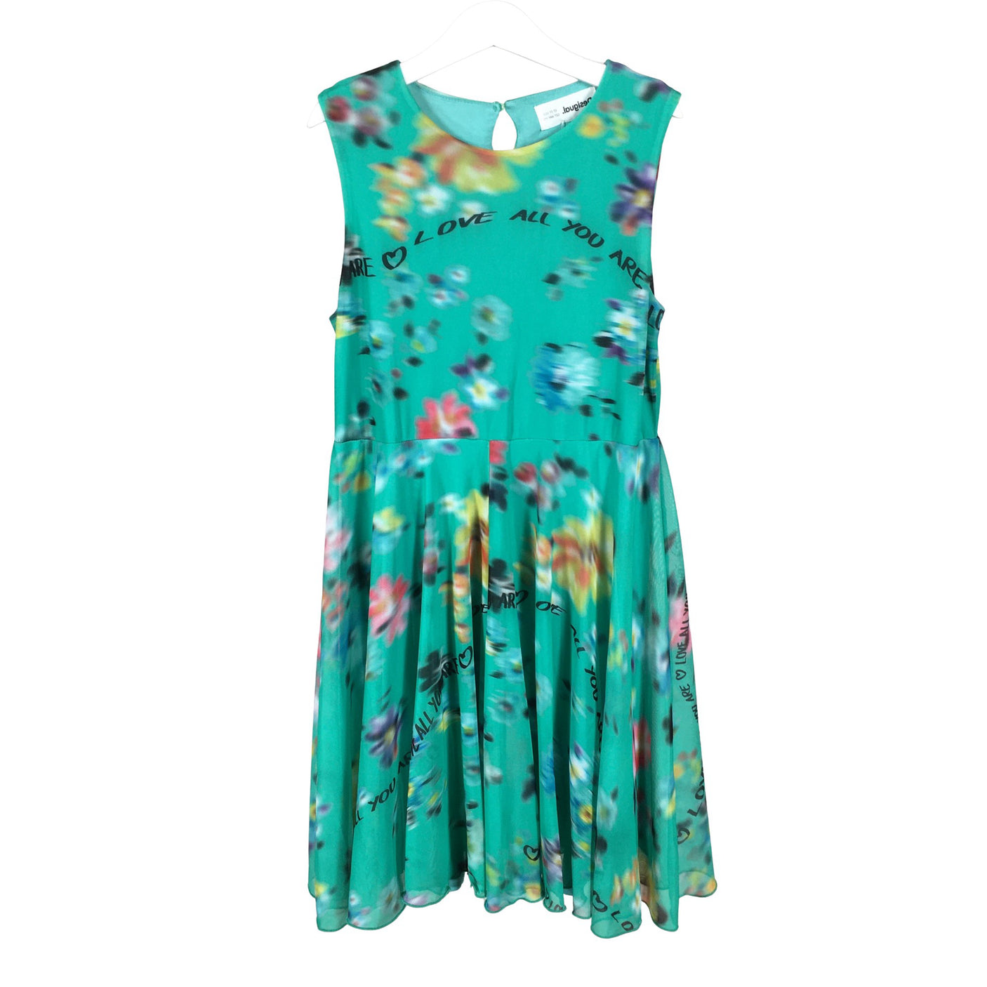 Unisex Desigual - Tricot dress, size 146 - 152 - Green (1)