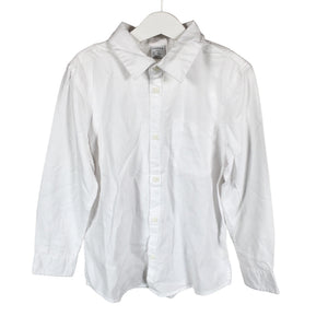 Unisex Lindex - Collared shirt, size 122 - 128 - White (1)