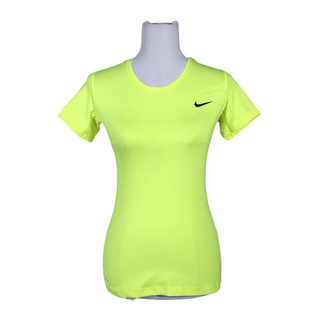 Unisex Nike - Sports shirt, short sleeve, size 38 - Yellow ()