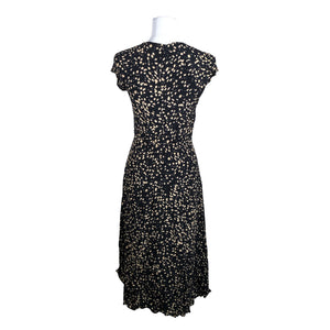 Unisex Massimo Dutti - Schiffon dress, size 36 - Black (2)