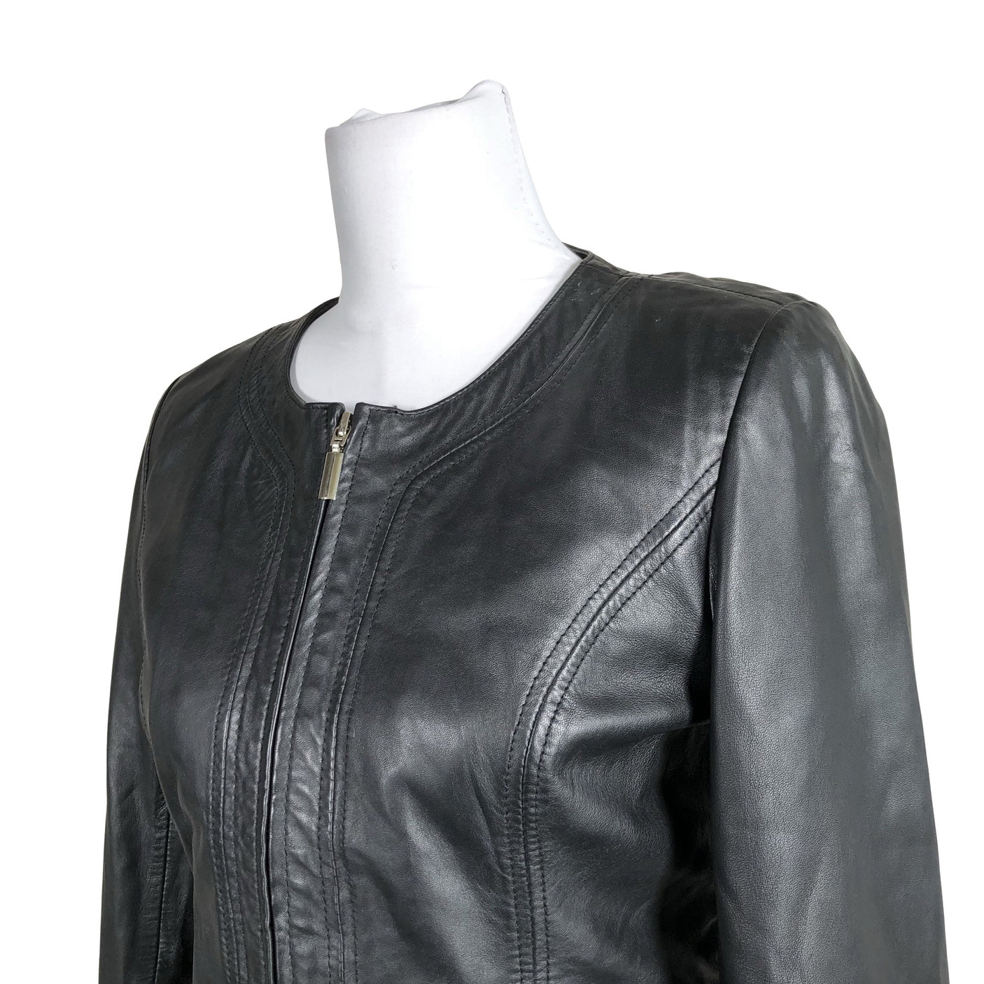Unisex Andiata - Leather jacket, size 36 - Black (2)