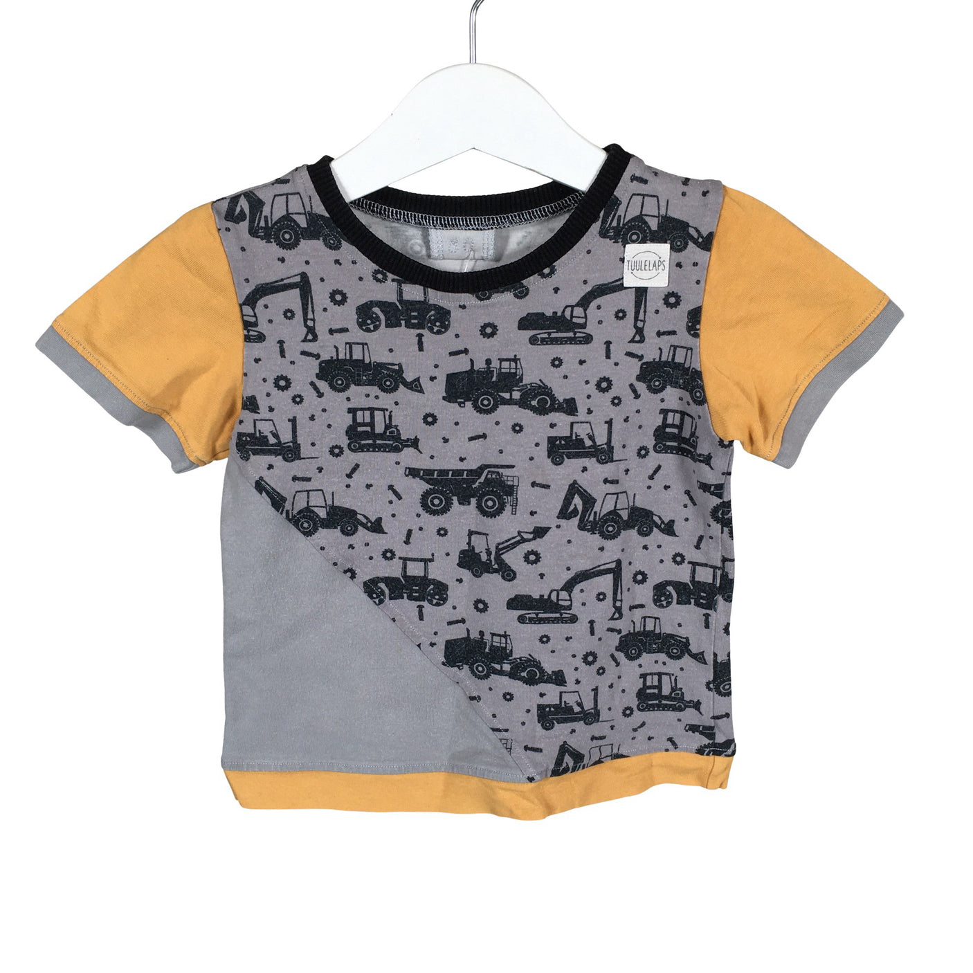 Unisex Tuulelaps - T-shirt, size 92 - 98 - Gray (1)