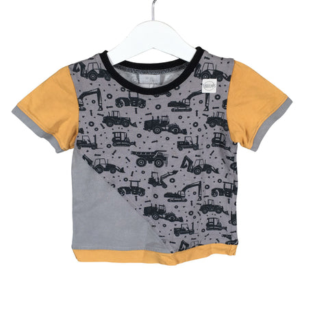 Unisex Tuulelaps - T-shirt, size 92 - 98 - Gray ()
