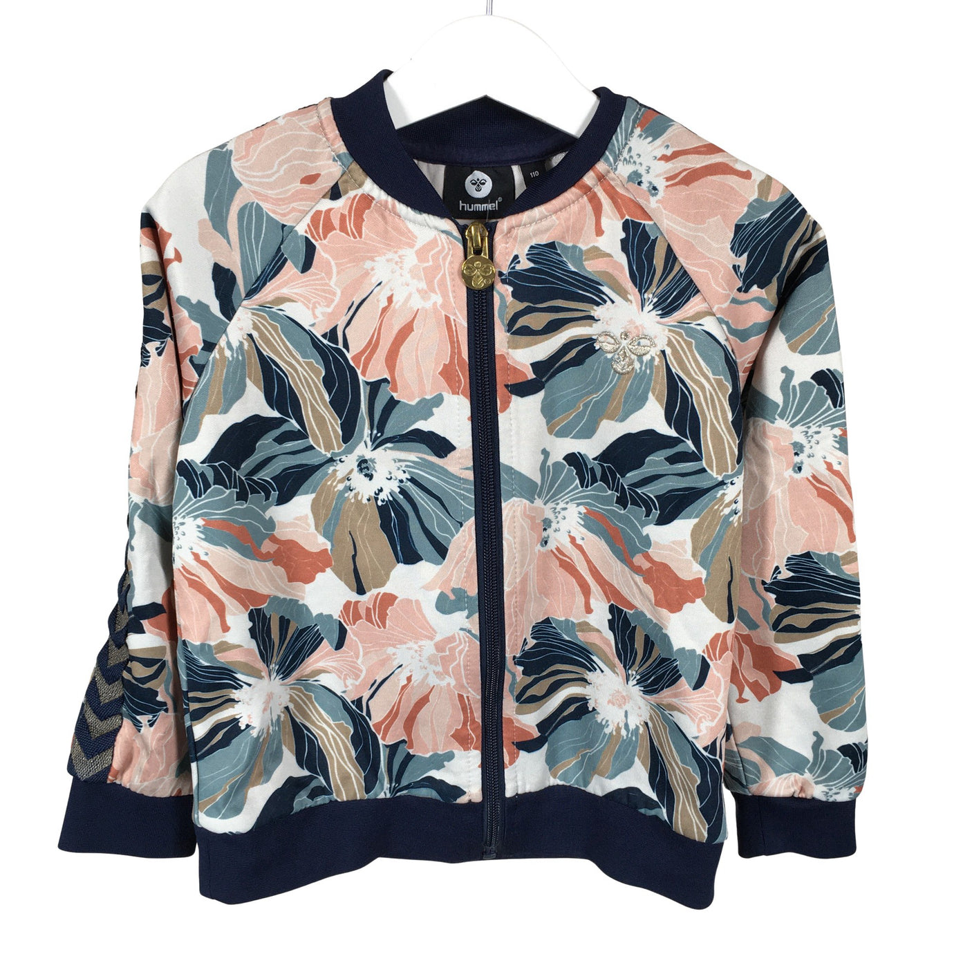 Unisex Hummel - Track jacket, size 104 - 110 - Blue (1)