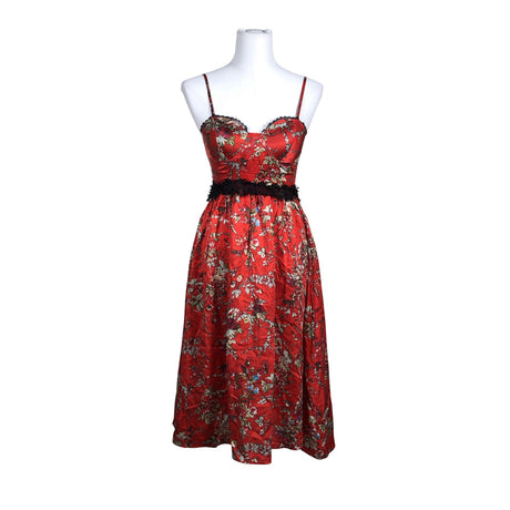 Unisex Naf Naf - Schiffon dress, size 36 - Red ()