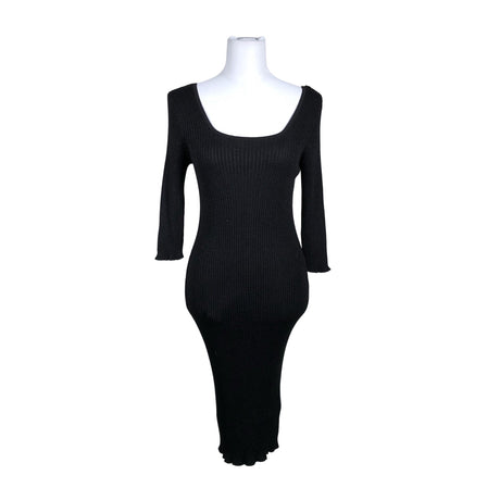 Unisex Lindex - Knit dress, size 40 - Black ()