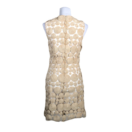 Unisex Derhy - Party dress, size 38 - Beige (2)