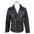 Unisex Jack & Jones - Leather jacket, size M - Black ()