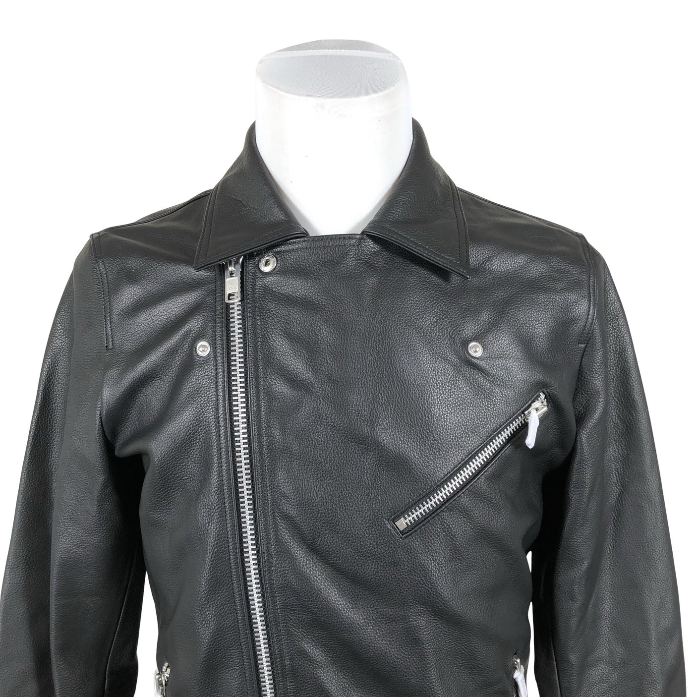 Unisex Jack & Jones - Leather jacket, size M - Black (4)