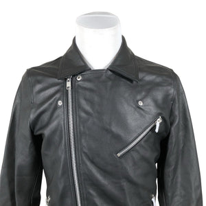 Unisex Jack & Jones - Leather jacket, size M - Black (4)