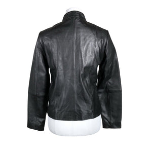 Unisex Cortefiel - Leather jacket, size 38 - Black (2)