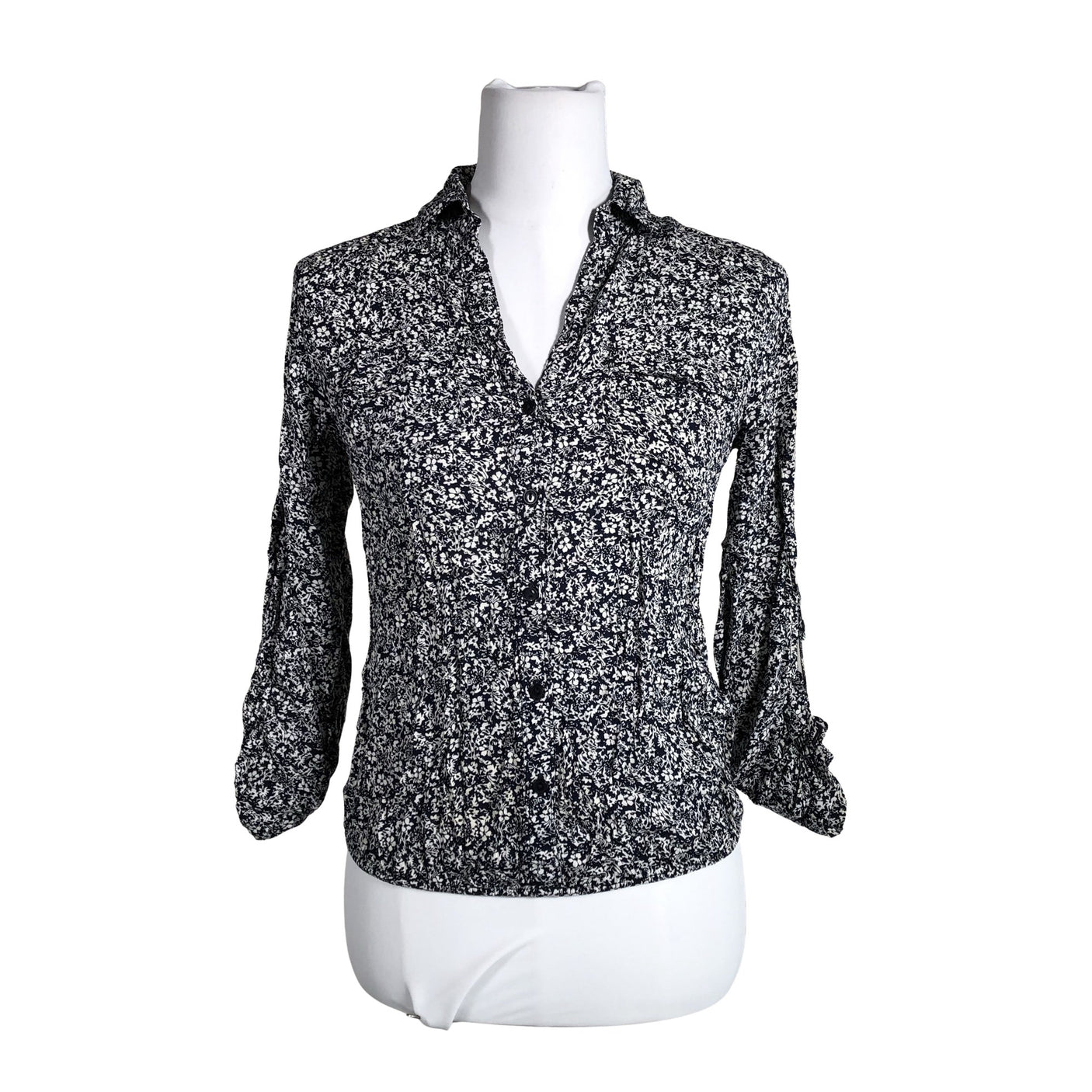 Unisex Tom Tailor - Blouse, size 34 - Black (1)