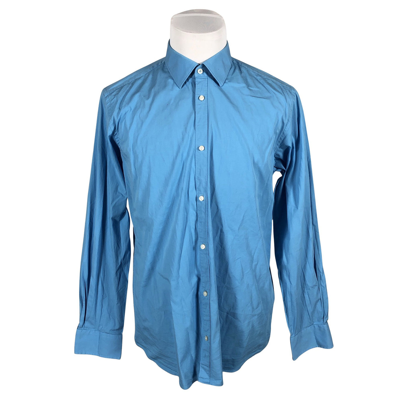 Unisex s.Oliver - Collared shirt, size XL - Light blue (1)