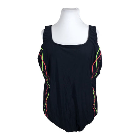 Unisex Ulla Popken - Swimsuit, size 50 - Blue ()