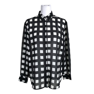 Unisex Lindex - Blouse, size 38 - Black (1)