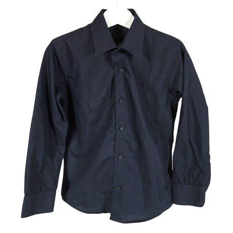 Unisex Mignelin - Collared shirt, size 116 - 122 - Blue ()