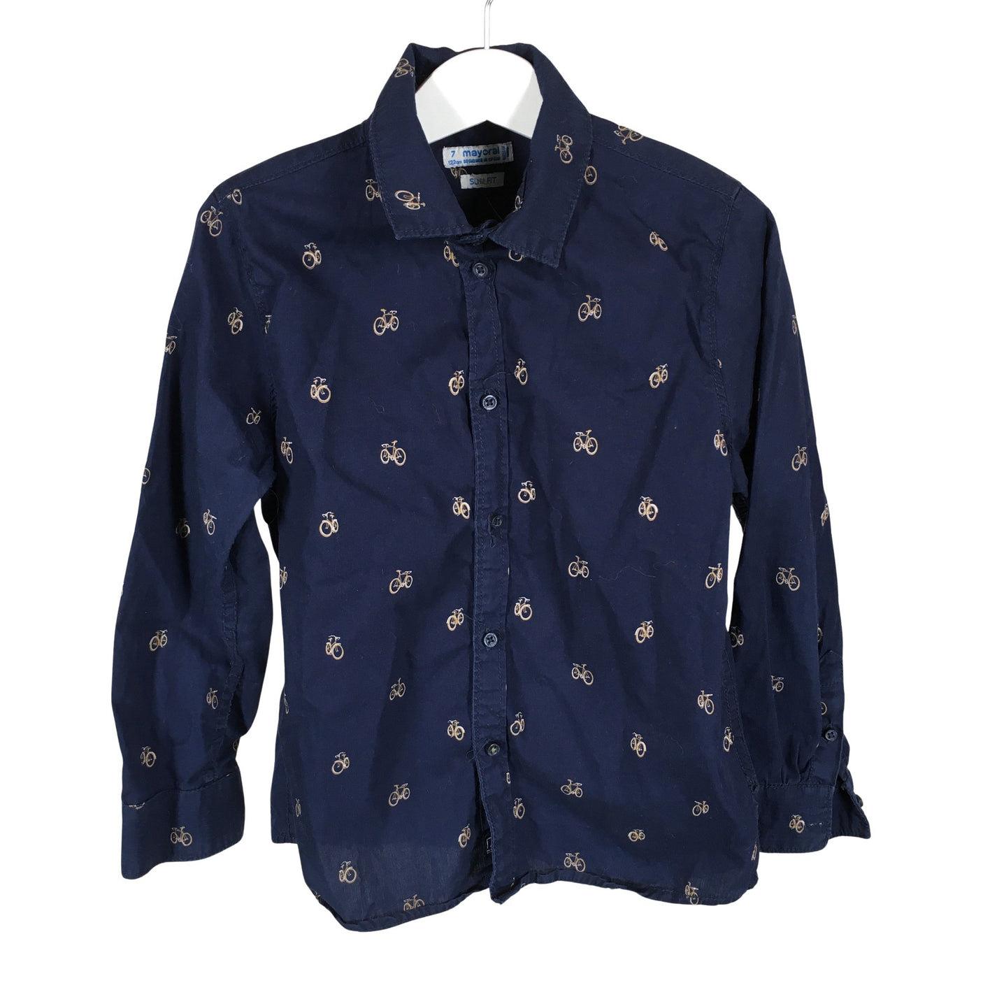 Unisex Mayoral - Collared shirt, size 116 - 122 - Blue (1)