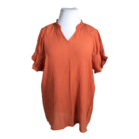 Unisex Soyaconcept - Short-sleeved blouse, size 44 - Orange ()
