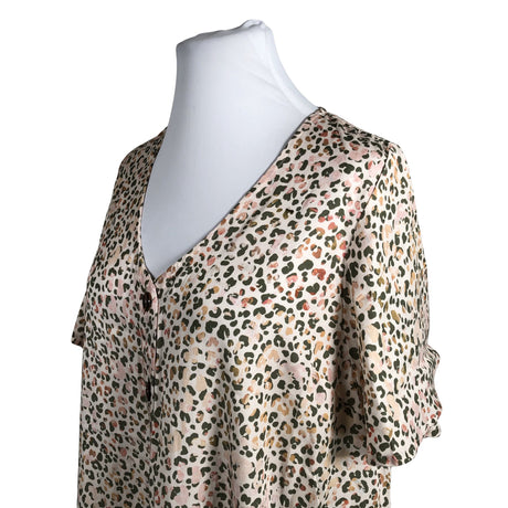 Unisex Kaiko - Schiffon dress, size 42 - Light pink (2)