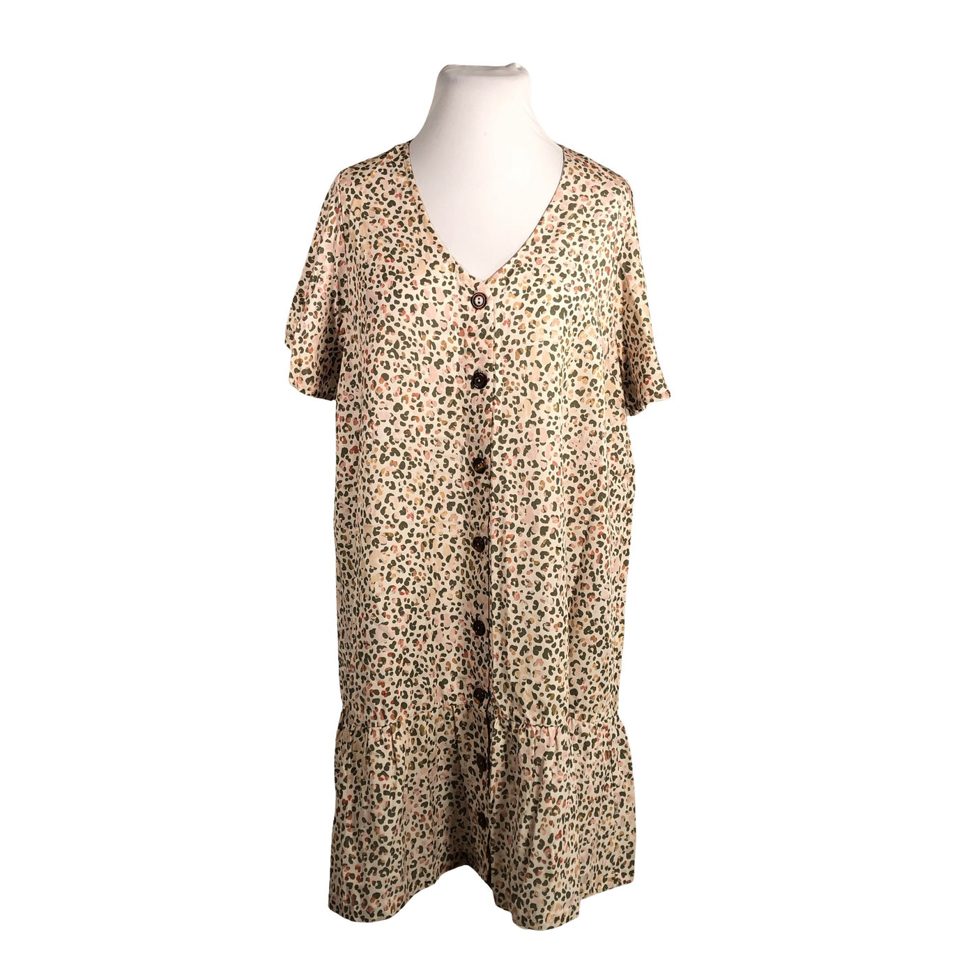 Unisex Kaiko - Schiffon dress, size 42 - Light pink (1)