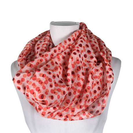 Unisex Fransa - Circle scarf, size Midi - Light pink ()
