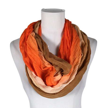 Unisex Fraas - Circle scarf, size Midi - Orange ()