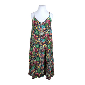 Unisex Paprika - Schiffon dress, size 46 - Blue (1)