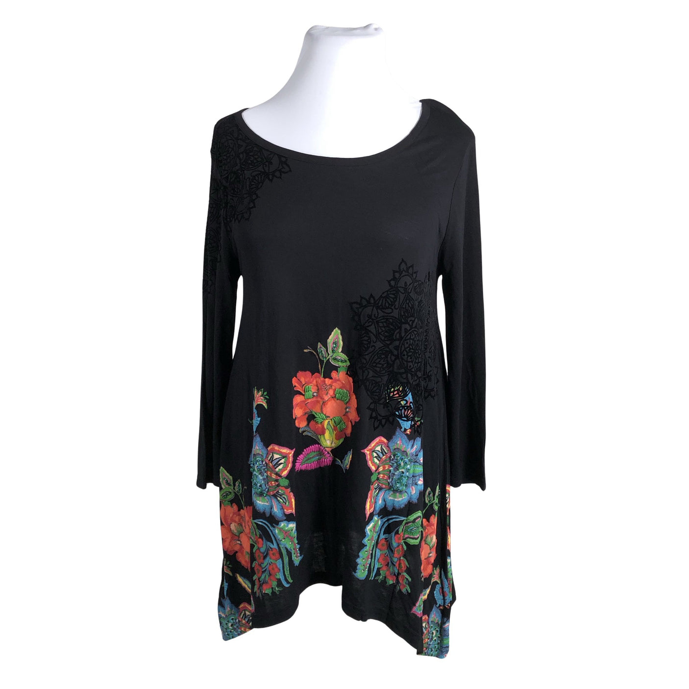 Unisex Desigual - Tricot tunic, size 42 - Black (1)