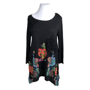 Unisex Desigual - Tricot tunic, size 42 - Black (1)