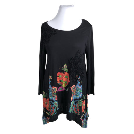 Unisex Desigual - Tricot tunic, size 42 - Black ()