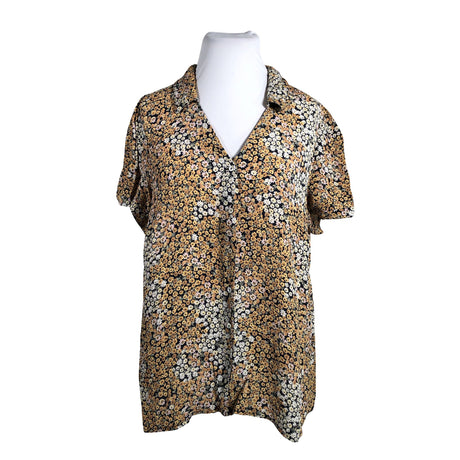 Unisex Zizzi - Short-sleeved blouse, size 46 - Blue ()