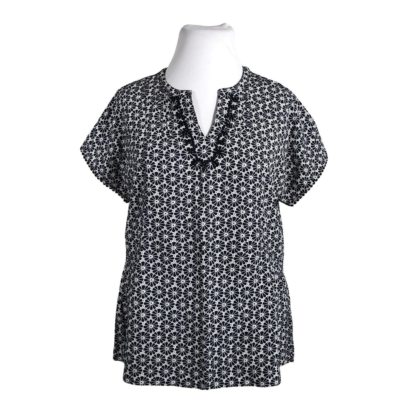 Unisex Tommy Hilfiger - Short-sleeved blouse, size 42 - Blue (1)