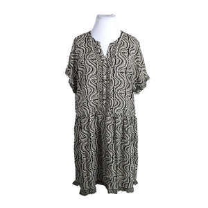 Unisex Soyaconcept - Schiffon dress, size 44 - Black (1)
