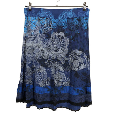 Unisex Desigual - Tricot skirt, size 42 - Blue ()