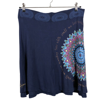 Unisex Desigual - Tricot skirt, size 44 - Blue ()