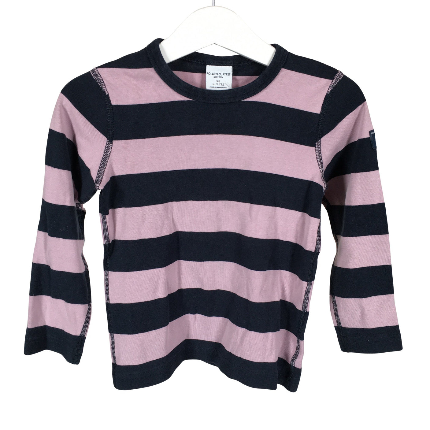 Unisex Polarn O. Pyret - Tricot shirt, size 92 - 98 - Blue (1)