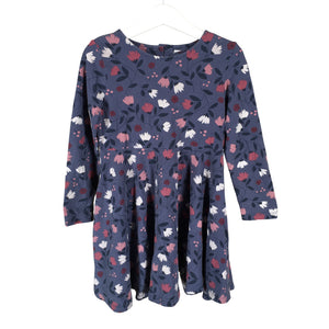 Unisex Polarn O. Pyret - Tricot dress, size 110 - 116 - Blue (1)