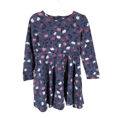 Unisex Polarn O. Pyret - Tricot dress, size 110 - 116 - Blue ()