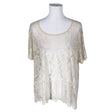 Unisex Fossil - Short-sleeved blouse, size 40 - Beige ()