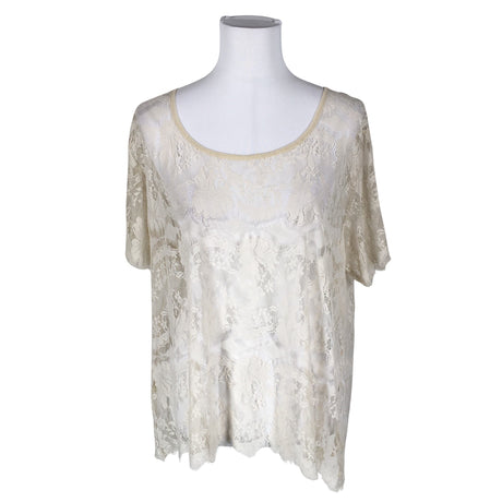 Unisex Fossil - Short-sleeved blouse, size 40 - Beige ()