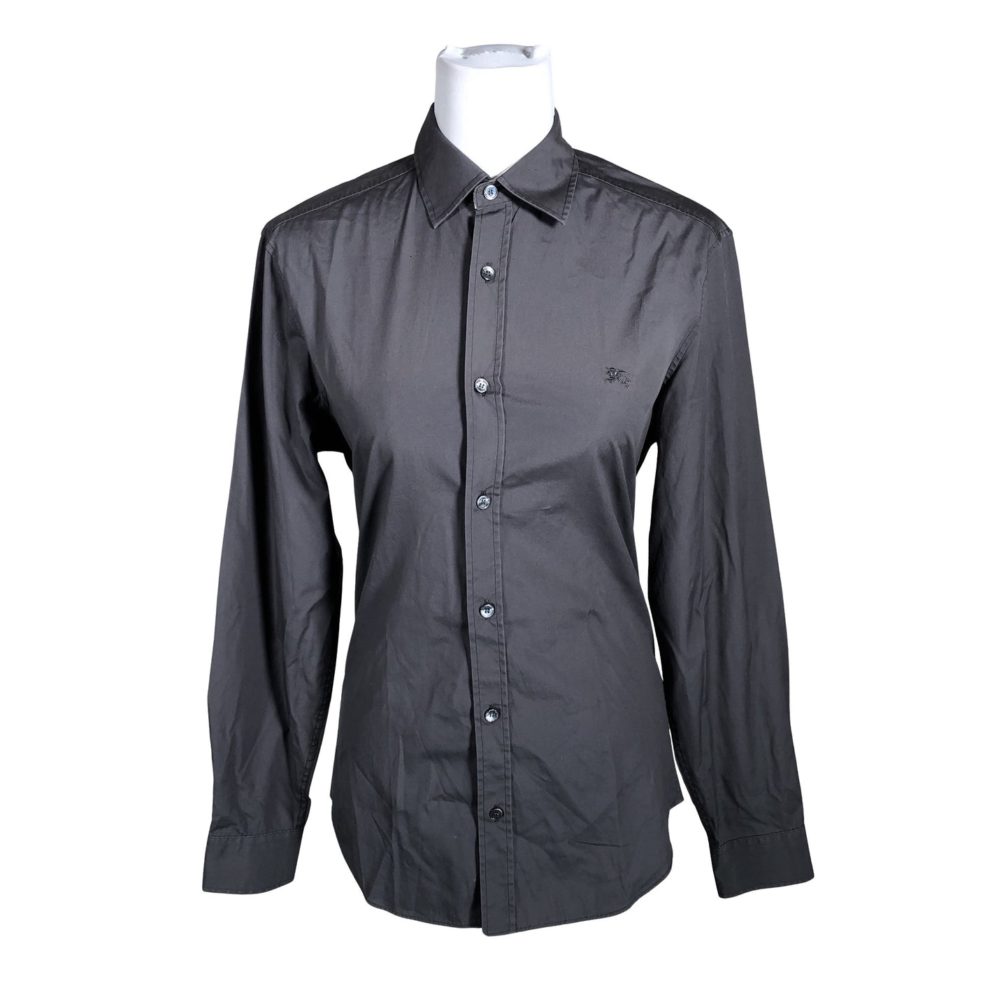 Unisex Burberry - Collared shirt, size 36 - Gray (1)